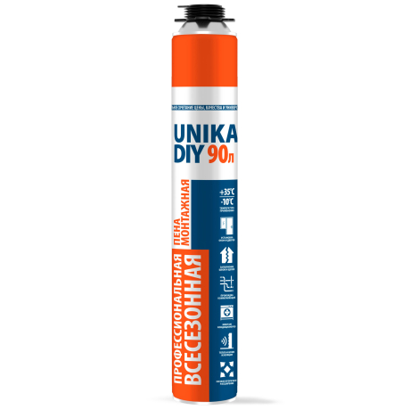 Монтажная пена UNIKA DIY PRO 90 Монтажная пена UNIKA DIY PRO 90