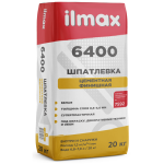 Шпатлевка цементная финишная  ilmax 6400 (20кг ) Белая